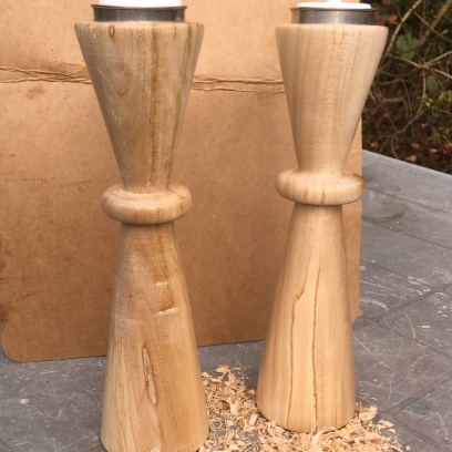 Field Maple with battery tea lights
